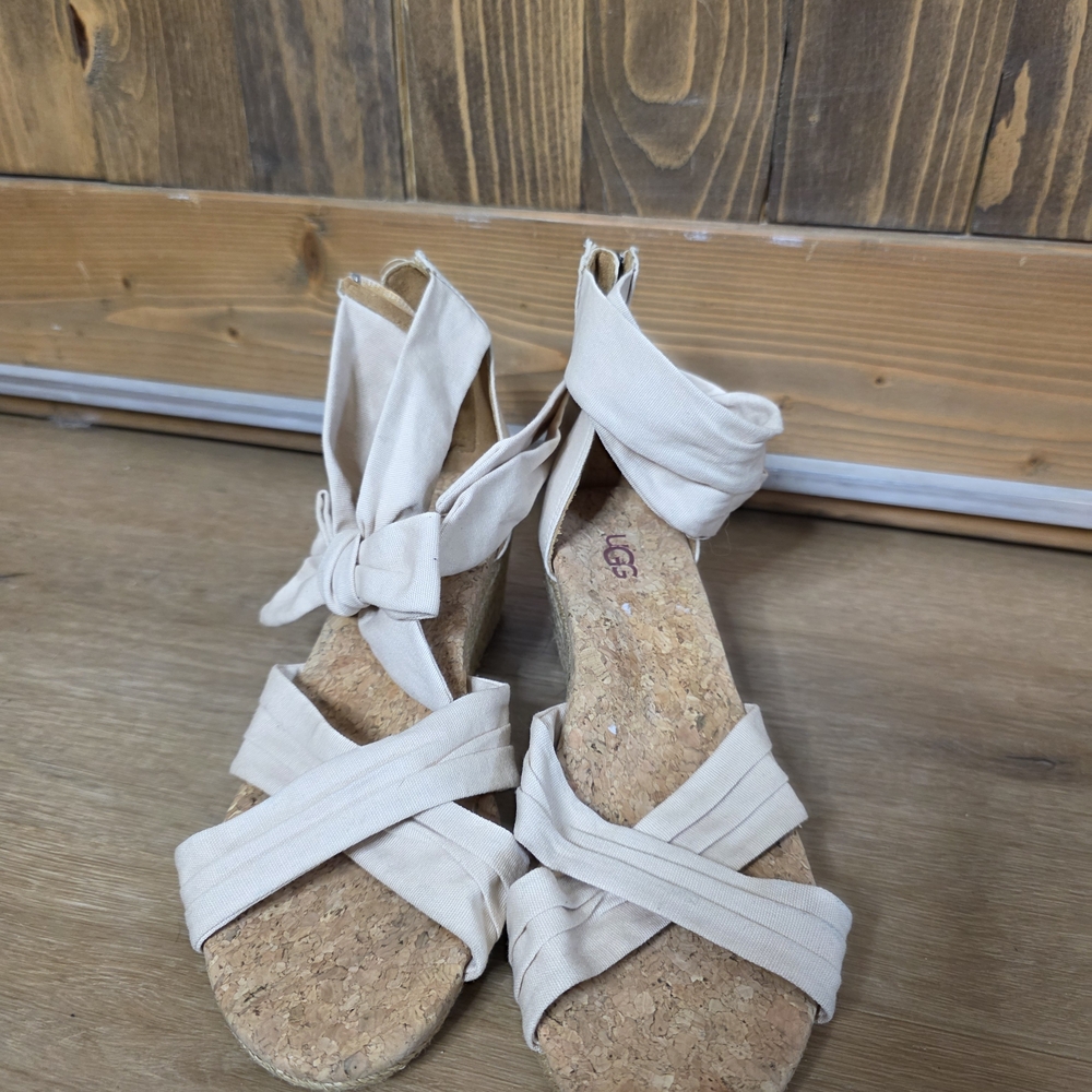 UGG Women's Cream Sandals